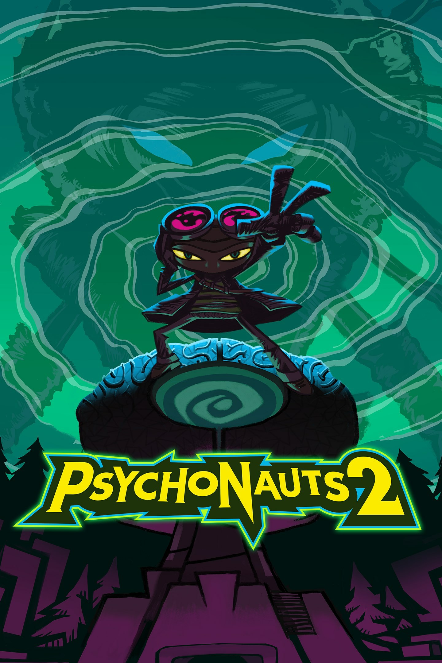 Psychonauts 2 box art 